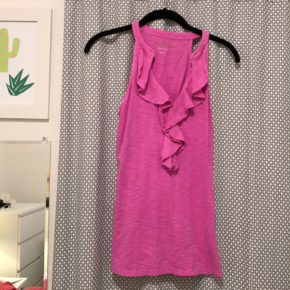 Purple Lilly Pulitzer Shay Ruffle Tank Size S 💜